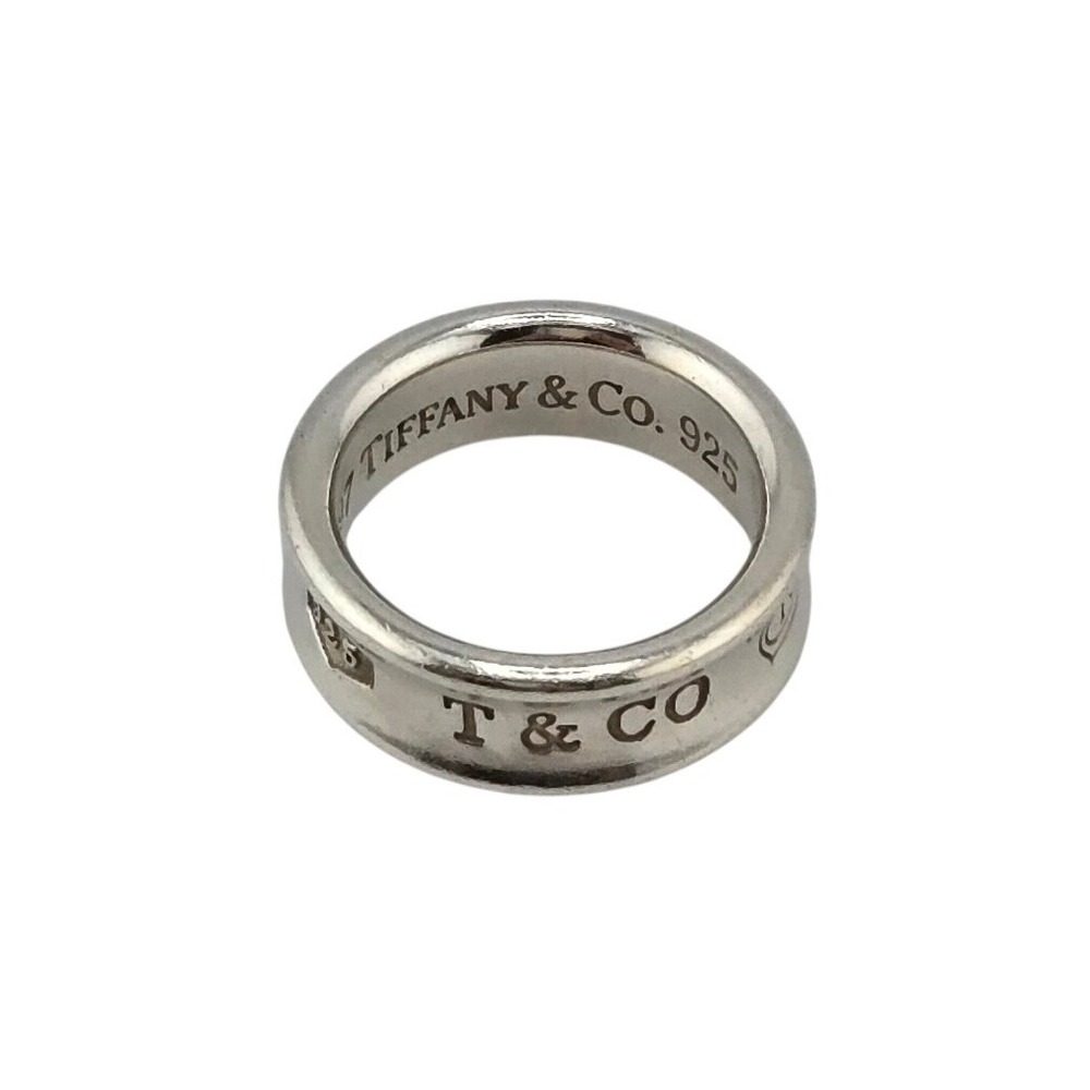 Tiffany & Co 1837 Sterling Silver Narrow Band Ring Size 5.25 925 Vintage 1997 - Picture 1 of 7